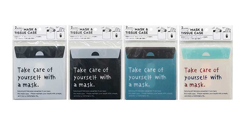 山田化学 マスク&ティッシュケース 英字