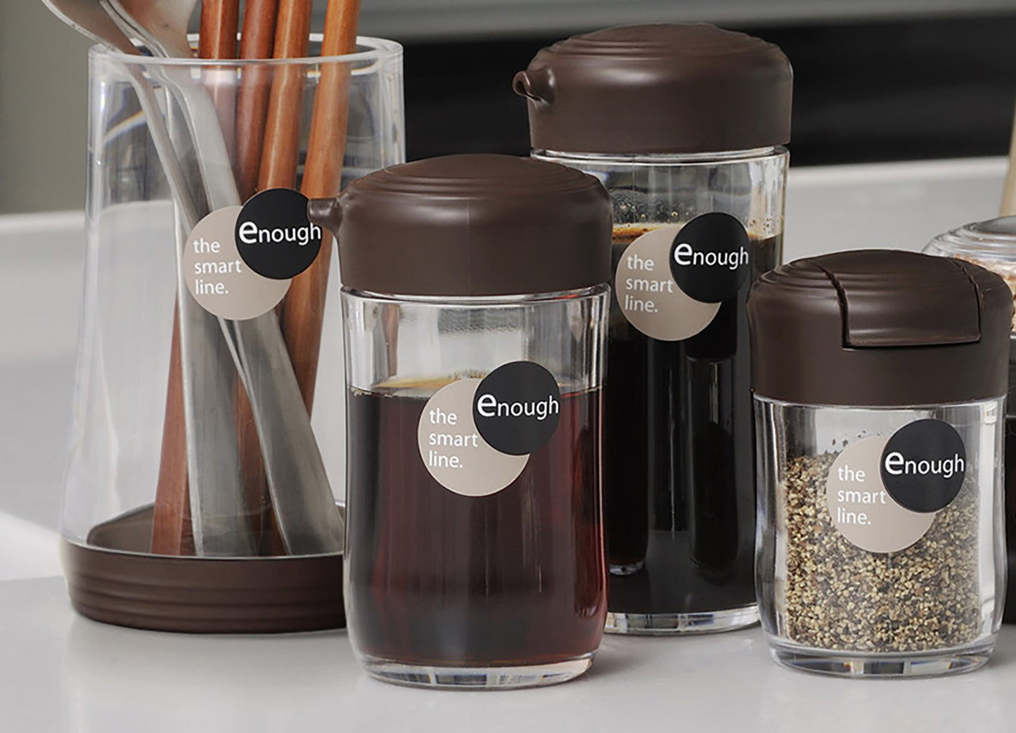 イノマタ化学 イナフ しょう油さし(小) ブラウン