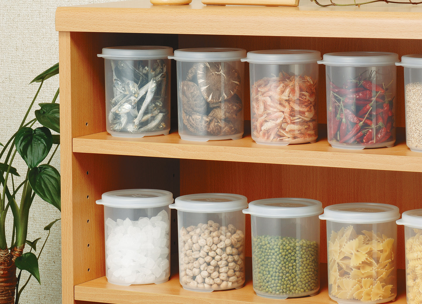 保存容器 プラスチック シール容器 イデアル ID-804 丸ミニポット