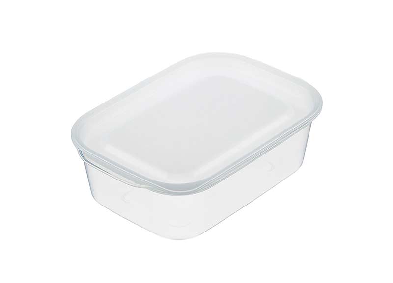 イノマタ化学 楽ちんパック 角型850ml クリアーホワイト