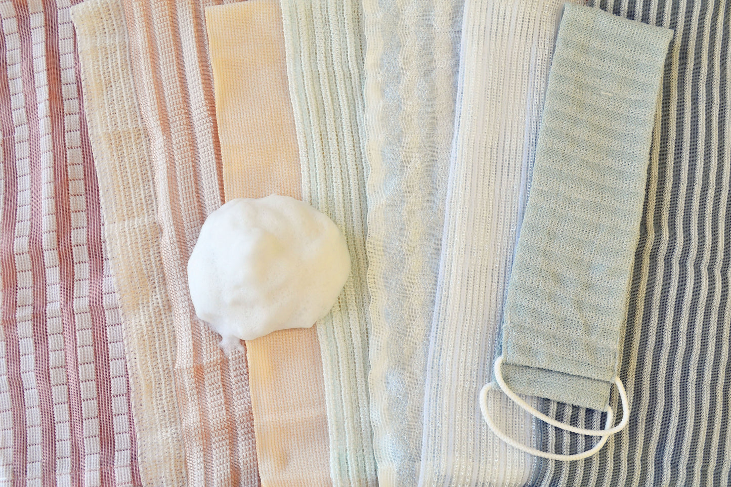 小久保工業所 背中がラクに洗える 紐付タオル