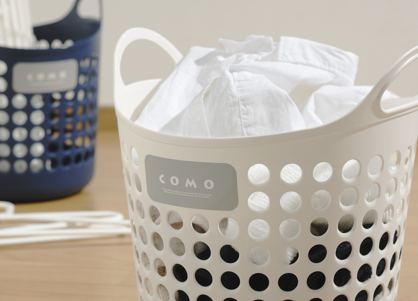 イノマタ化学 コモバスケット M ホワイト