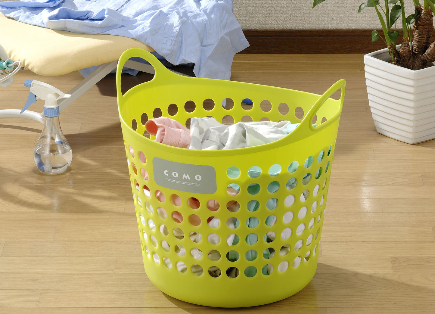 イノマタ化学 コモバスケット L グリーン