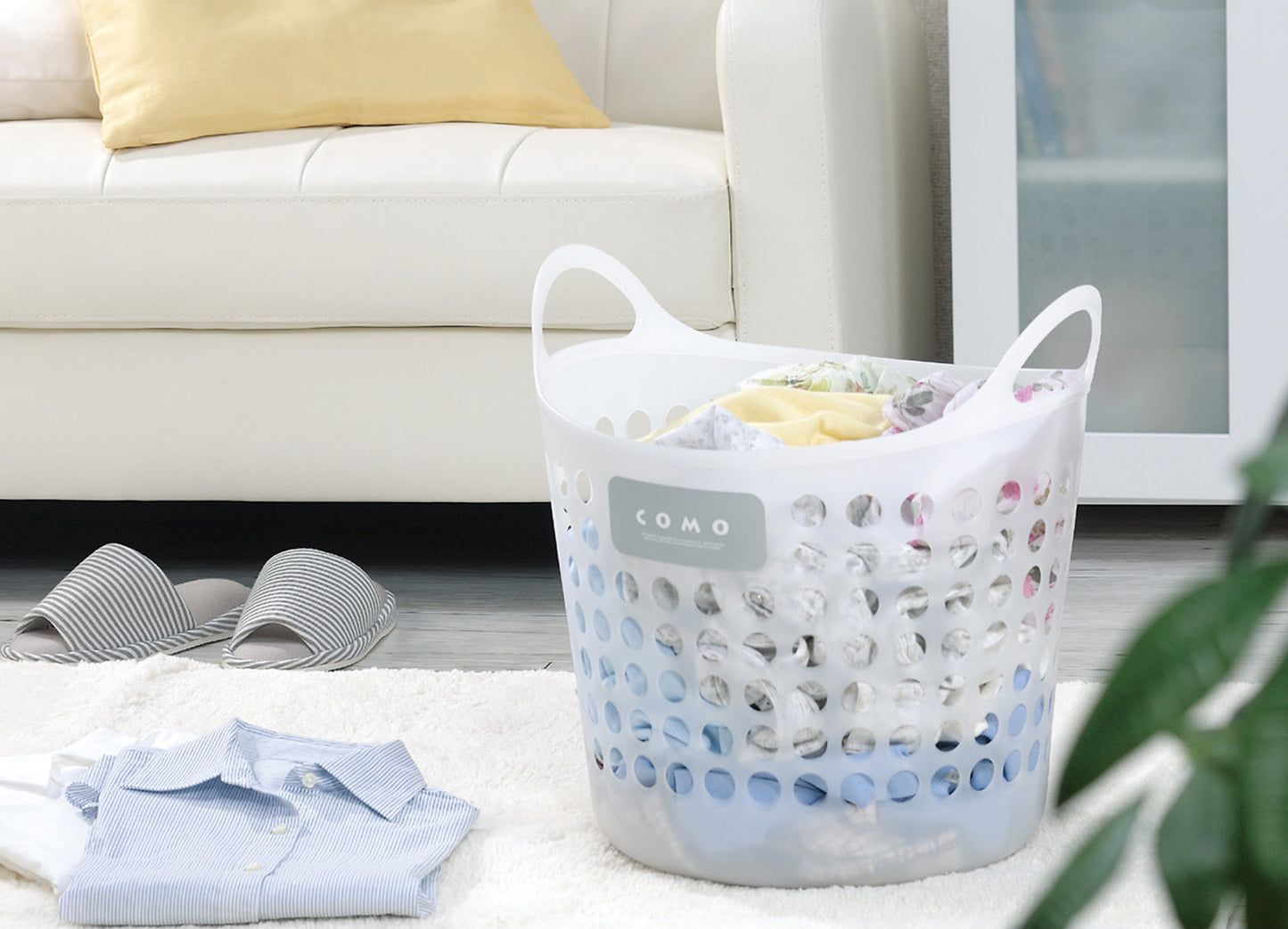 イノマタ化学 コモバスケット L ナチュラル