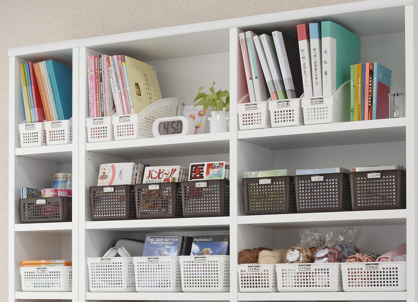 イノマタ化学 ネームスタンド A4 ホワイト