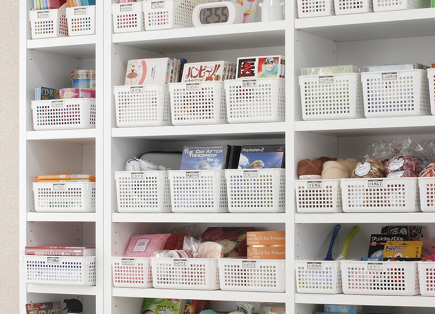 イノマタ化学 ネームバスケット B5 ホワイト