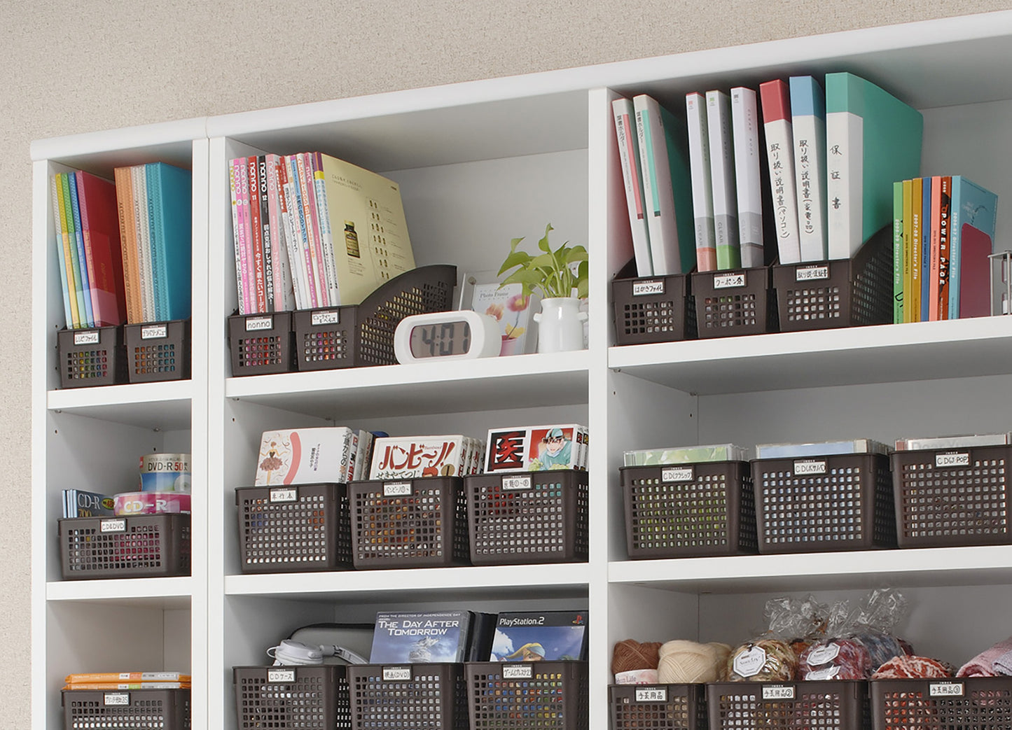 イノマタ化学 ネームスタンド A4 ブラウン