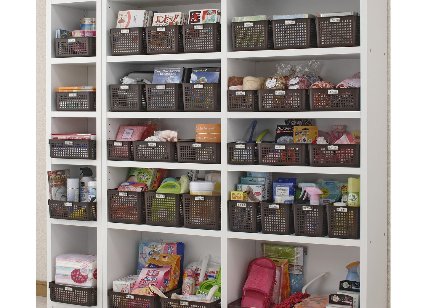 イノマタ化学 ネームバスケット ディープ ブラウン