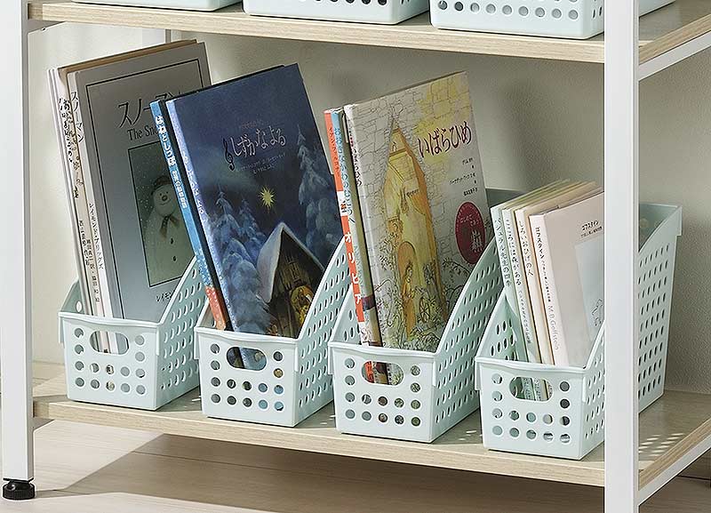 イノマタ化学 ストックスタンドA4 ライトブルー