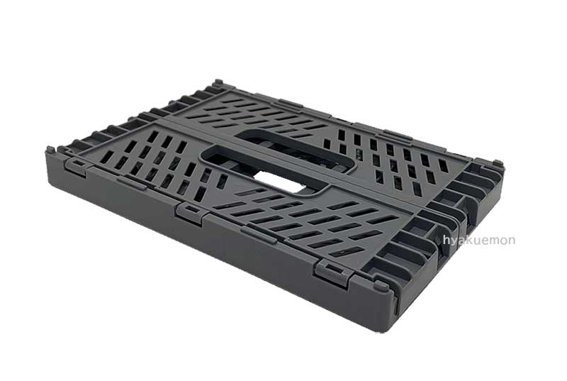 山田化学 折りたたみコンテナM90クールグレー