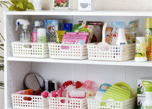 イノマタ化学 ストックバスケットB5 ホワイト