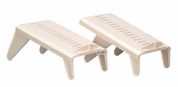 イノマタ化学 シューズホルダー ワイド2個組アイボリー