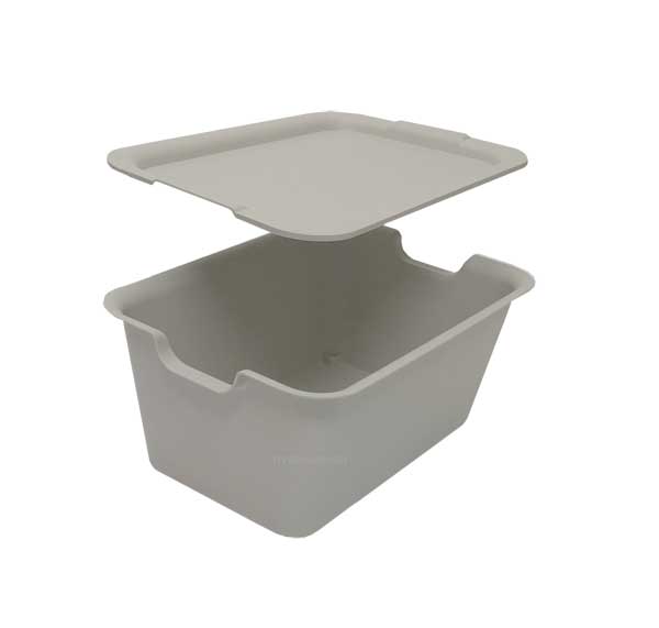 山田化学 プレーンボックスMセット ライトグレー