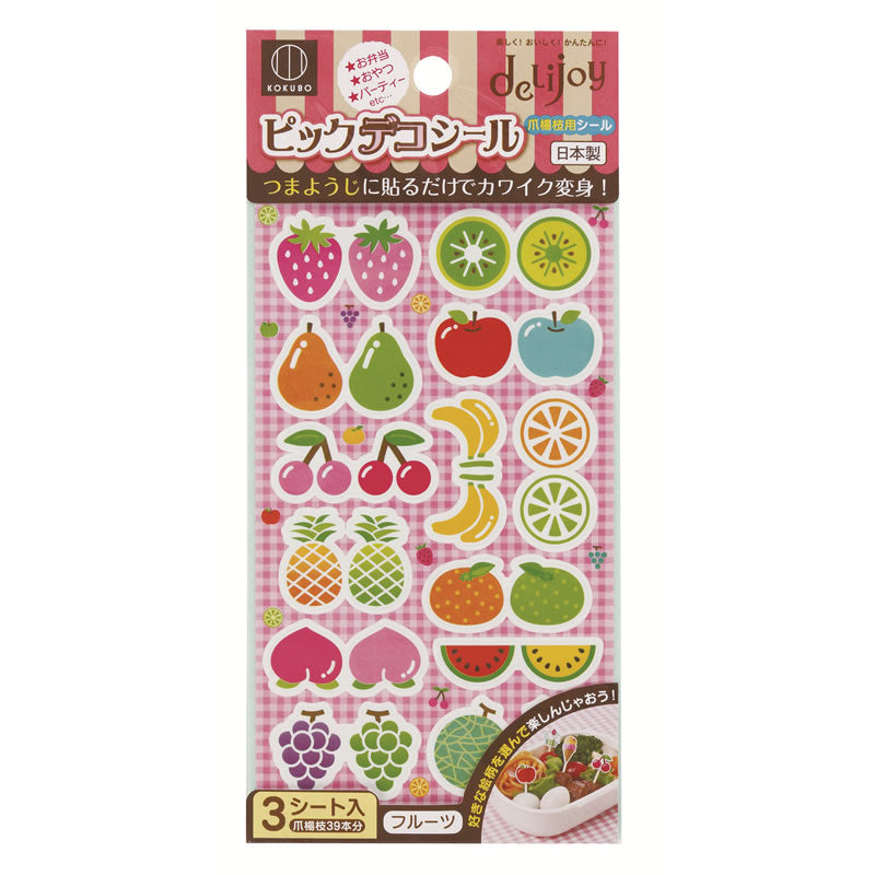 小久保工業所 delijoy ピックデコシール フルーツ
