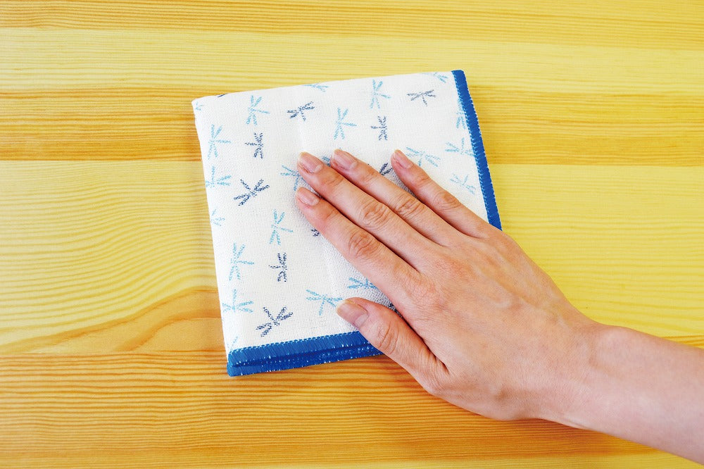 小久保工業所 和柄ふきん あさがお