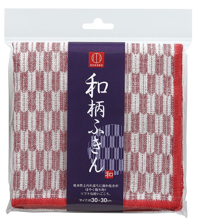 小久保工業所 和柄ふきん 矢がすり