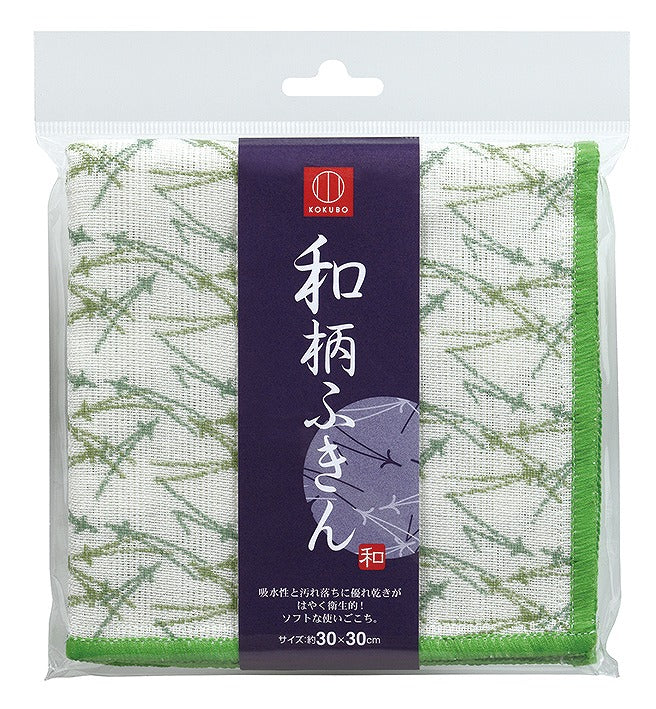 小久保工業所 和柄ふきん 松葉