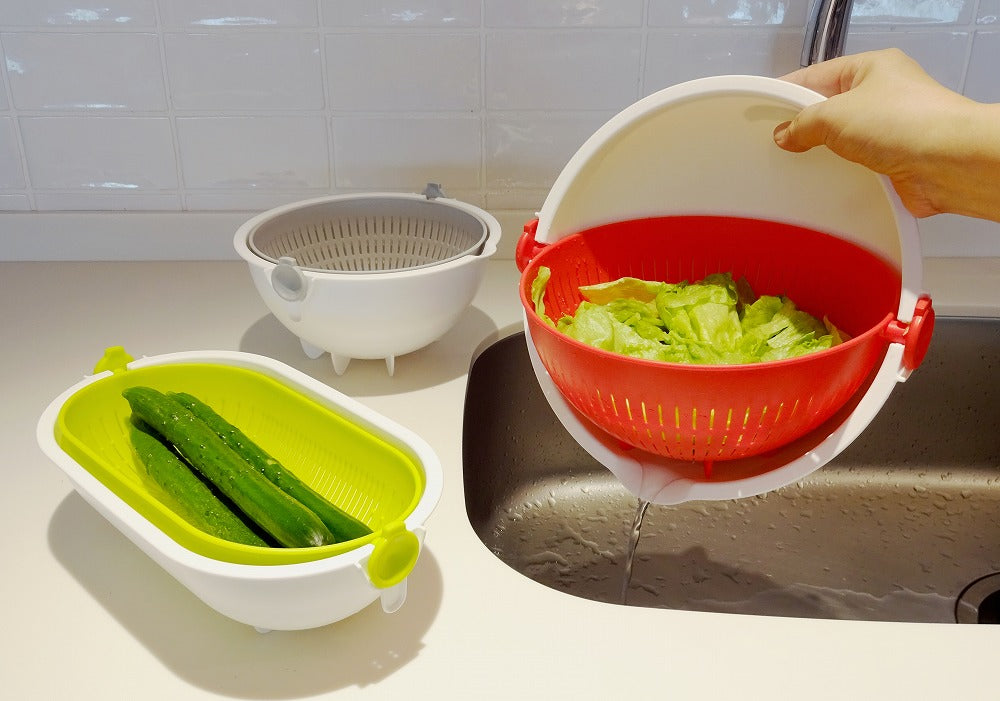 小久保工業所 スピンホイール コランダー オーバル レッド